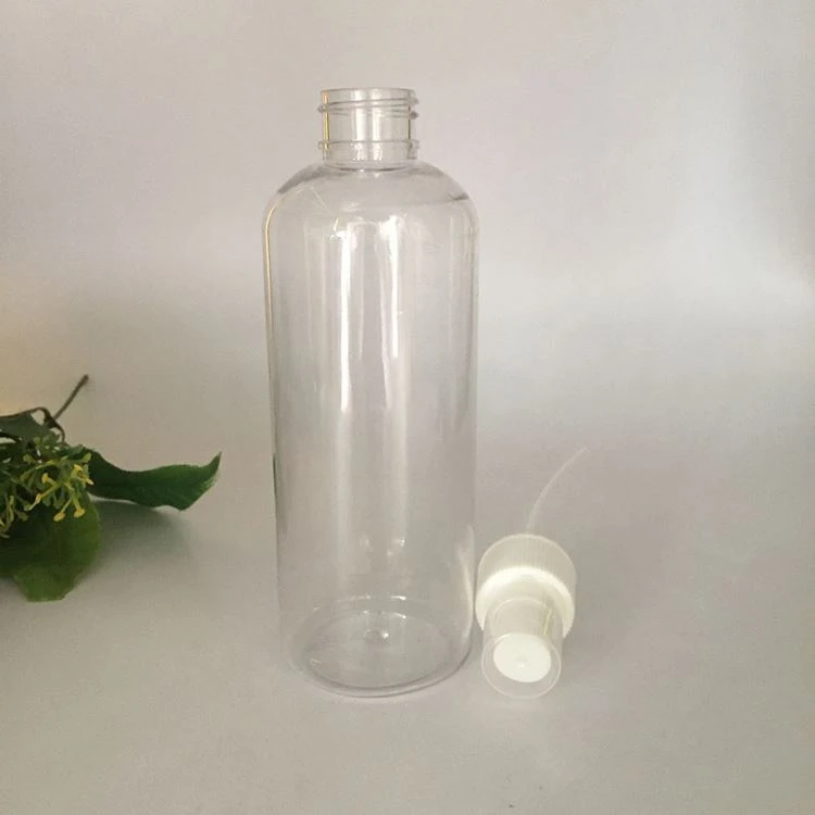 240ml Transparent Cosmetic Plastic Pet Pump Empty Shampoo Bottle (1)