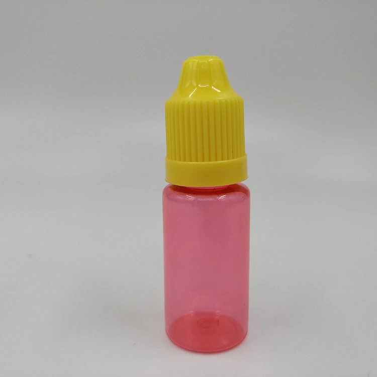 Transparent Plastic Refillable PET Empty Dropping E Liquid Bottles
