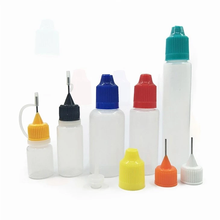 10ml Plastic PE Soft Liquid Bottle With Needle Tips