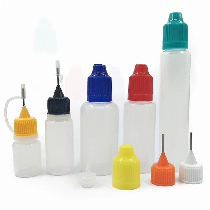 10ml Plastic PE Soft Liquid Bottle With Needle Tips