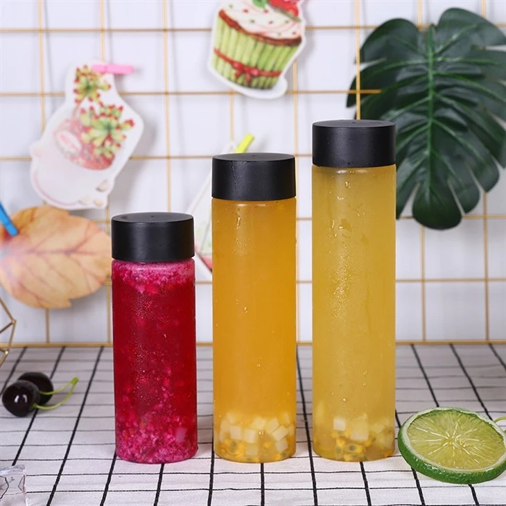NH Round Drink Beverage Milk Bottles