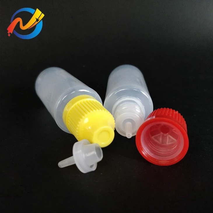 PE Oil Plastic Squeeze Bottle With Inner Plug Screw Cap