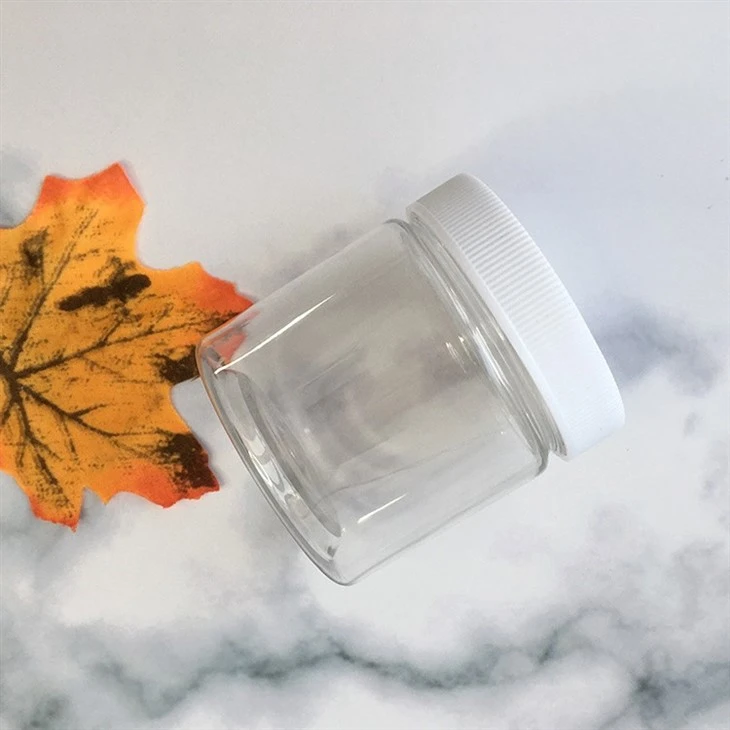 Plastic Jar With White Cap