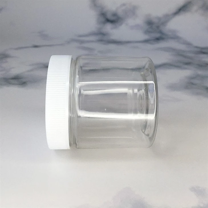 Plastic Jar With White Cap