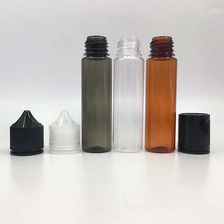 Plastic V3 E Liquid Chubby Liquid Dropper Bottle With Cap