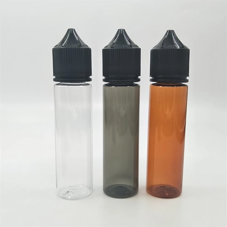 Plastic V3 E Liquid Chubby Liquid Dropper Bottle With Cap