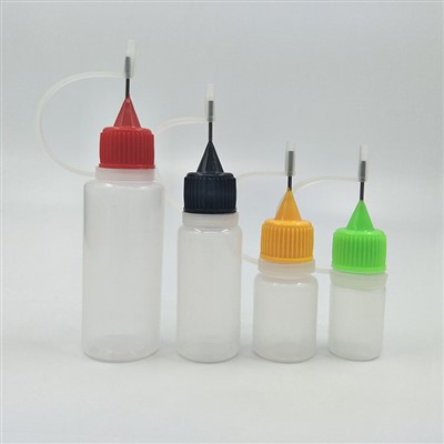5 مل 10 مل 15 مل 20 مل 30 مل 60 مل 100 مل 120 مل زجاجة طرف إبرة HDPE