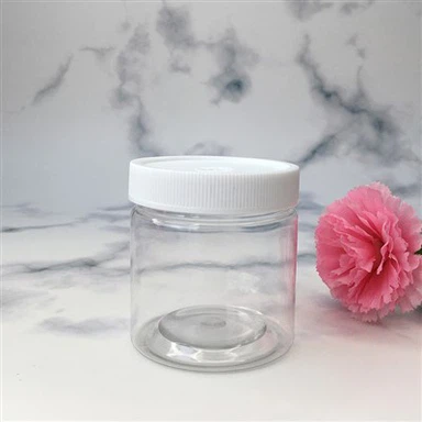 برطمانات بلاستيكية بغطاء سعة 8 أونصة من FACTROY