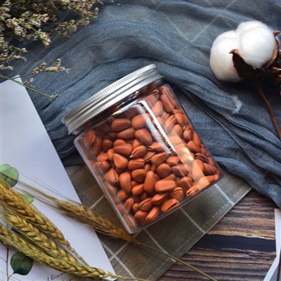 برطمان NH PET شفاف بغطاء ألومنيوم ذهبي