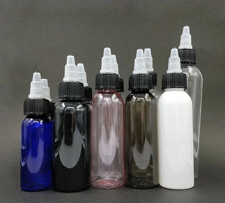 Twist Top Applicator Bottle With Open/Close Nozzle