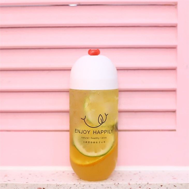 Plastic 350ml Pet Plastic Beverage Juice Bottle