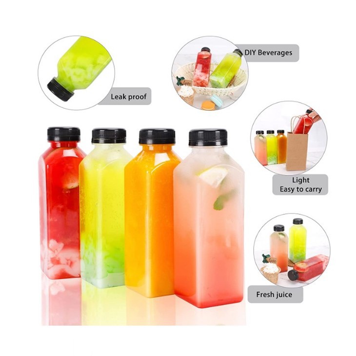 NH 250ml Square Beverage Juice Bottles NH 250ml Square Beverage Juice Bottles